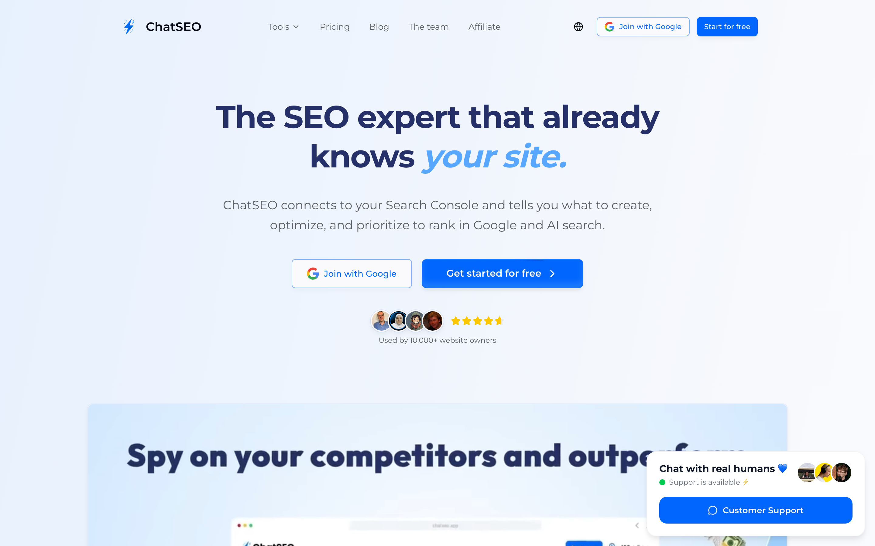 ChatSEO application