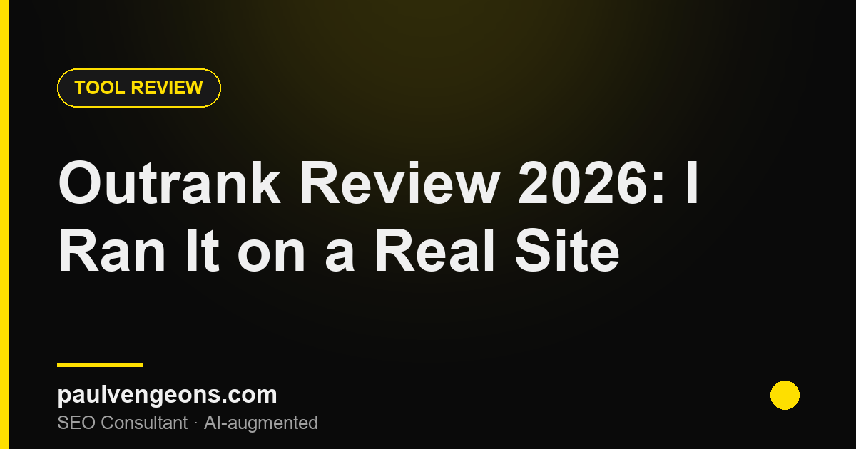 Outrank Review 2026: I Ran It on a Real Site