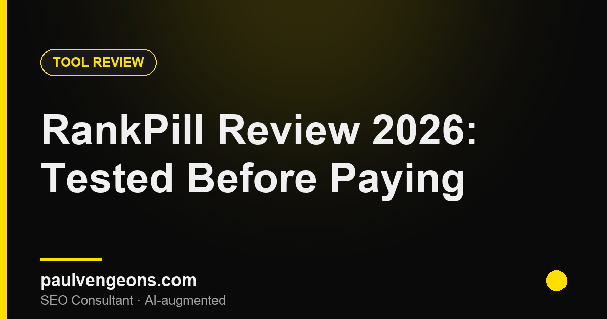 RankPill Review 2026: Tested Before Paying